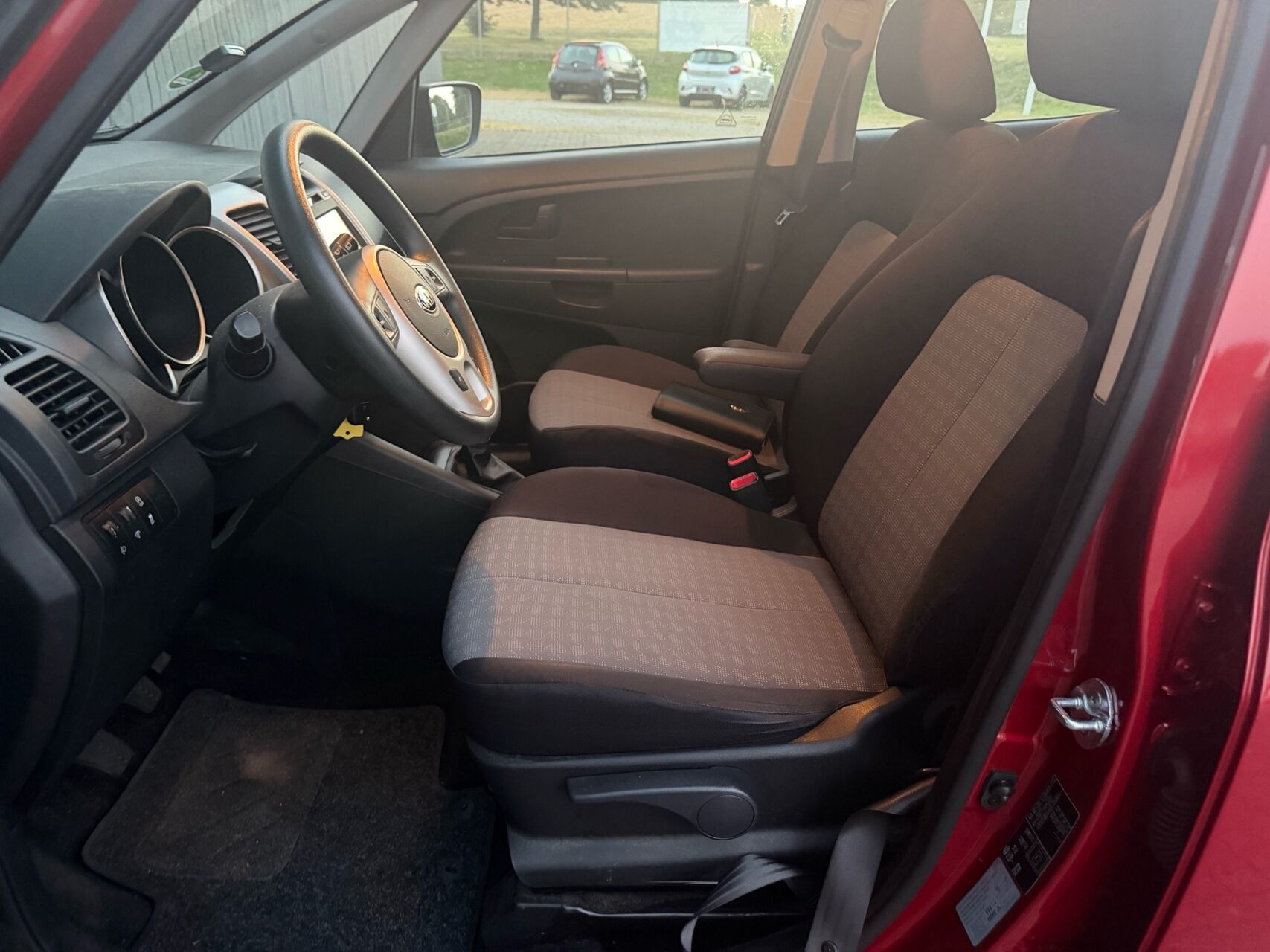 Rød Kia Venga fra 2015
