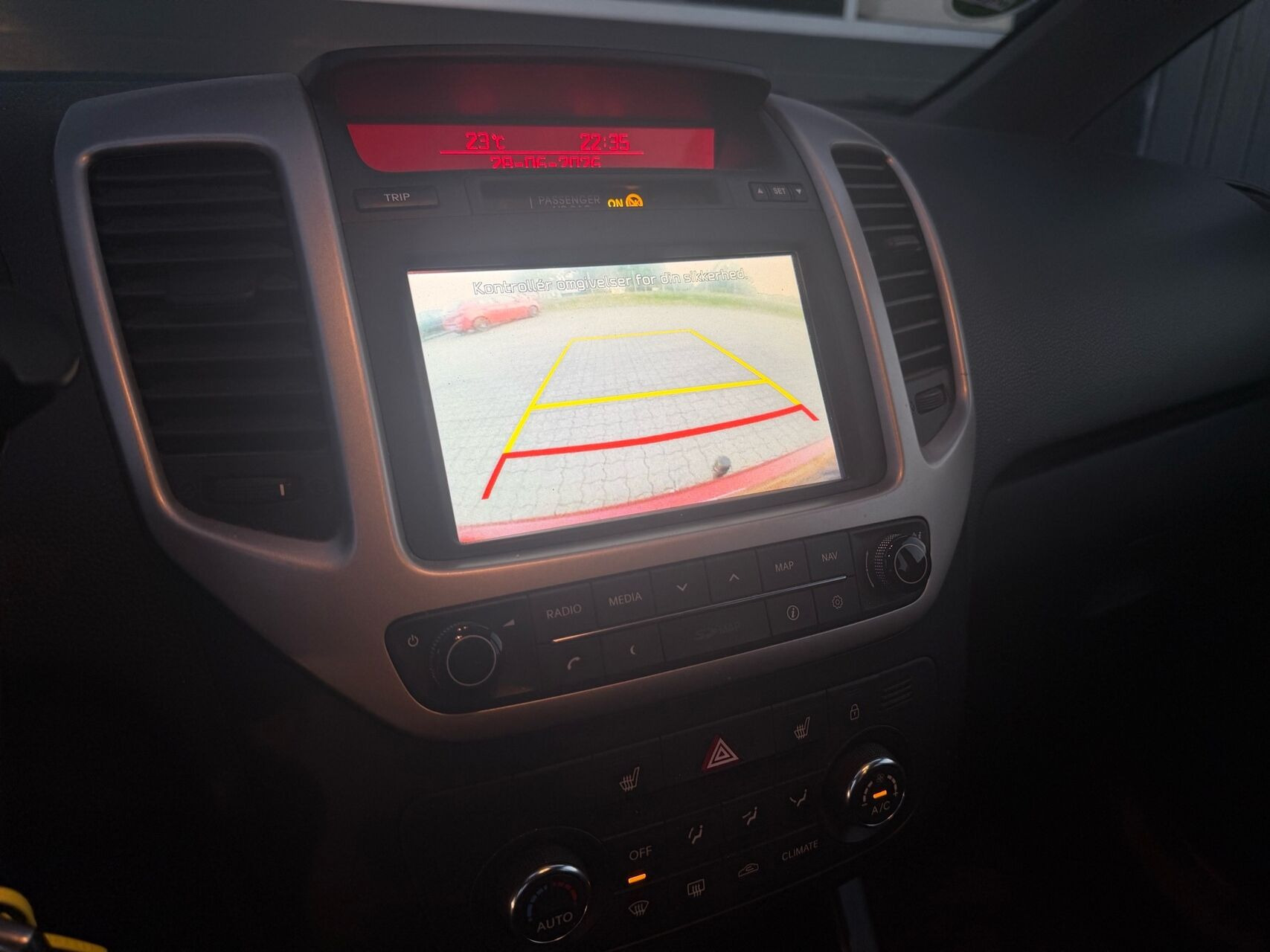 Rød Kia Venga fra 2015