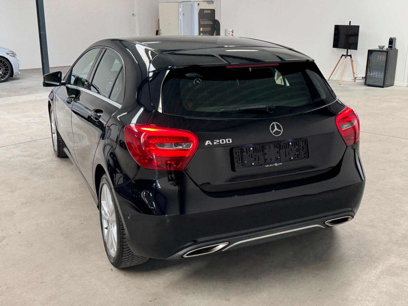 Sort Mercedes A200 fra 2017