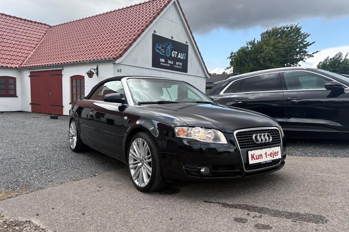 Sort Audi A4 fra 2008