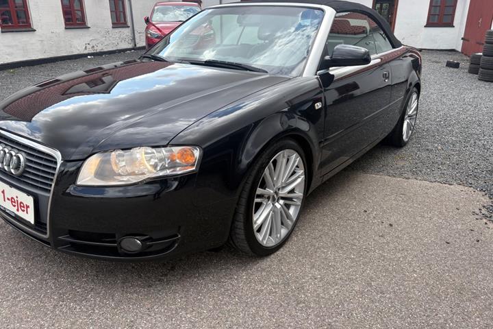 Sort Audi A4 fra 2008