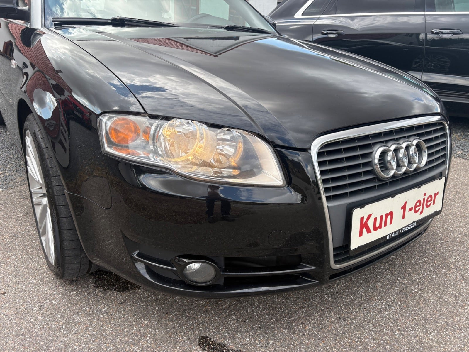 Sort Audi A4 fra 2008