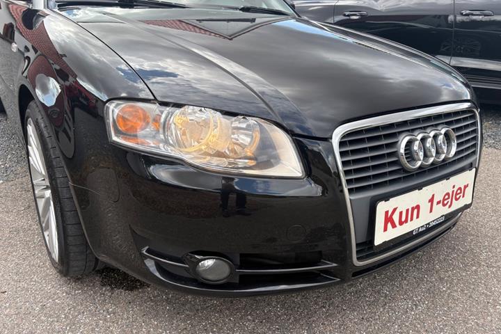 Sort Audi A4 fra 2008