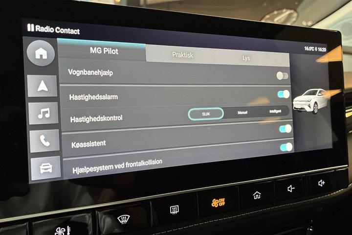 Sort MG MG5 fra 2024