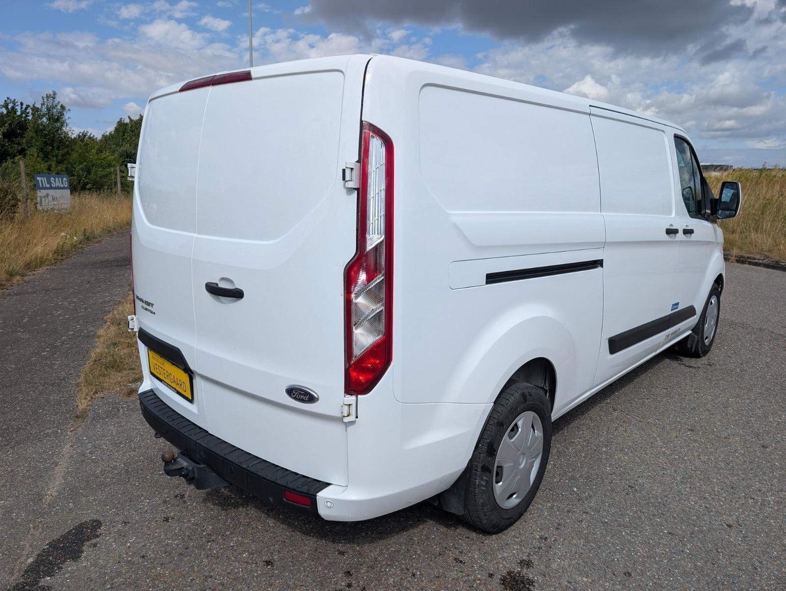 Hvid Ford Transit Custom 300 L2 fra 2021