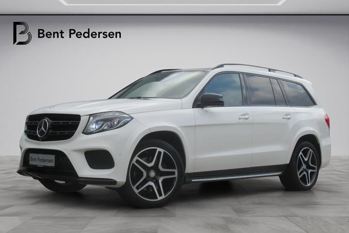 Hvid Mercedes GLS400 fra 2017