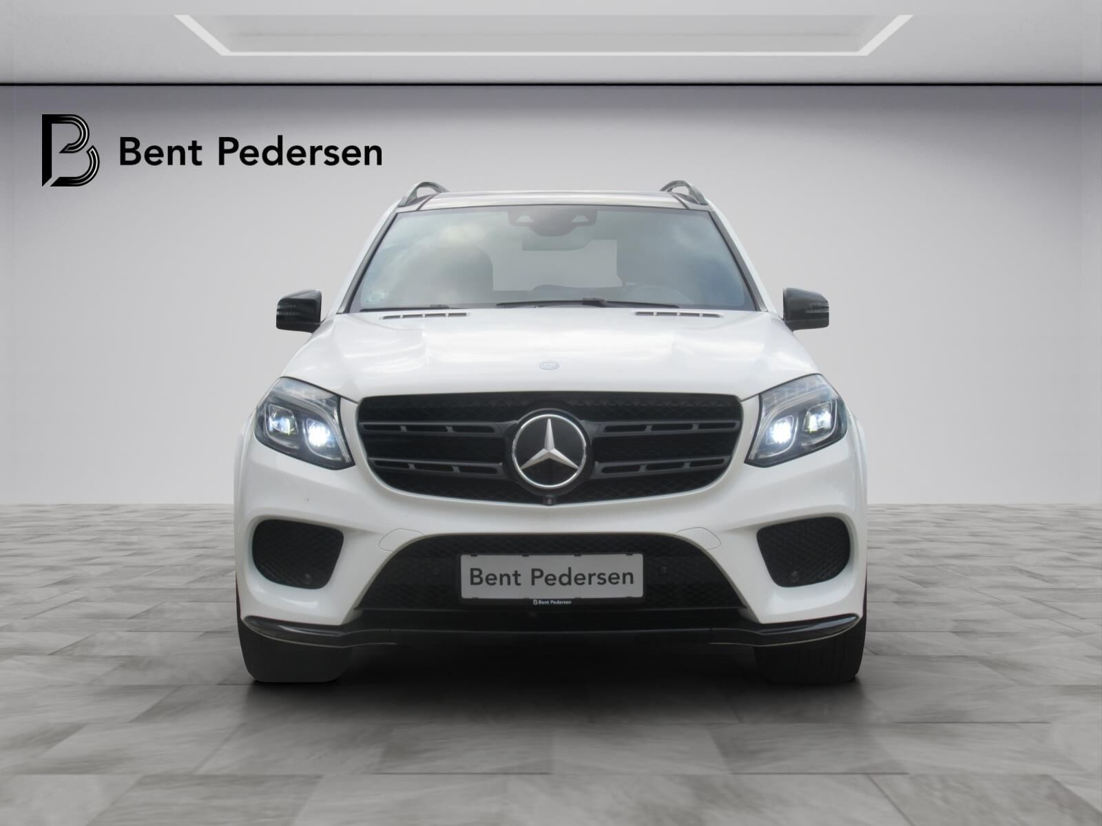 Hvid Mercedes GLS400 fra 2017