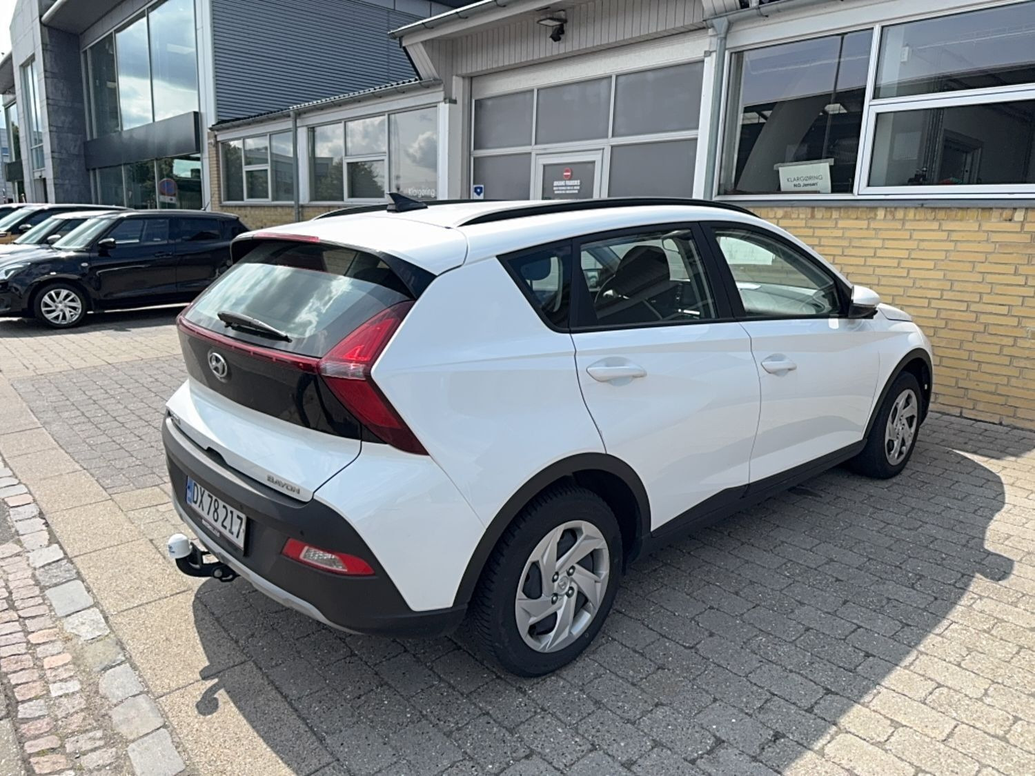 Hvid Hyundai Bayon fra 2022