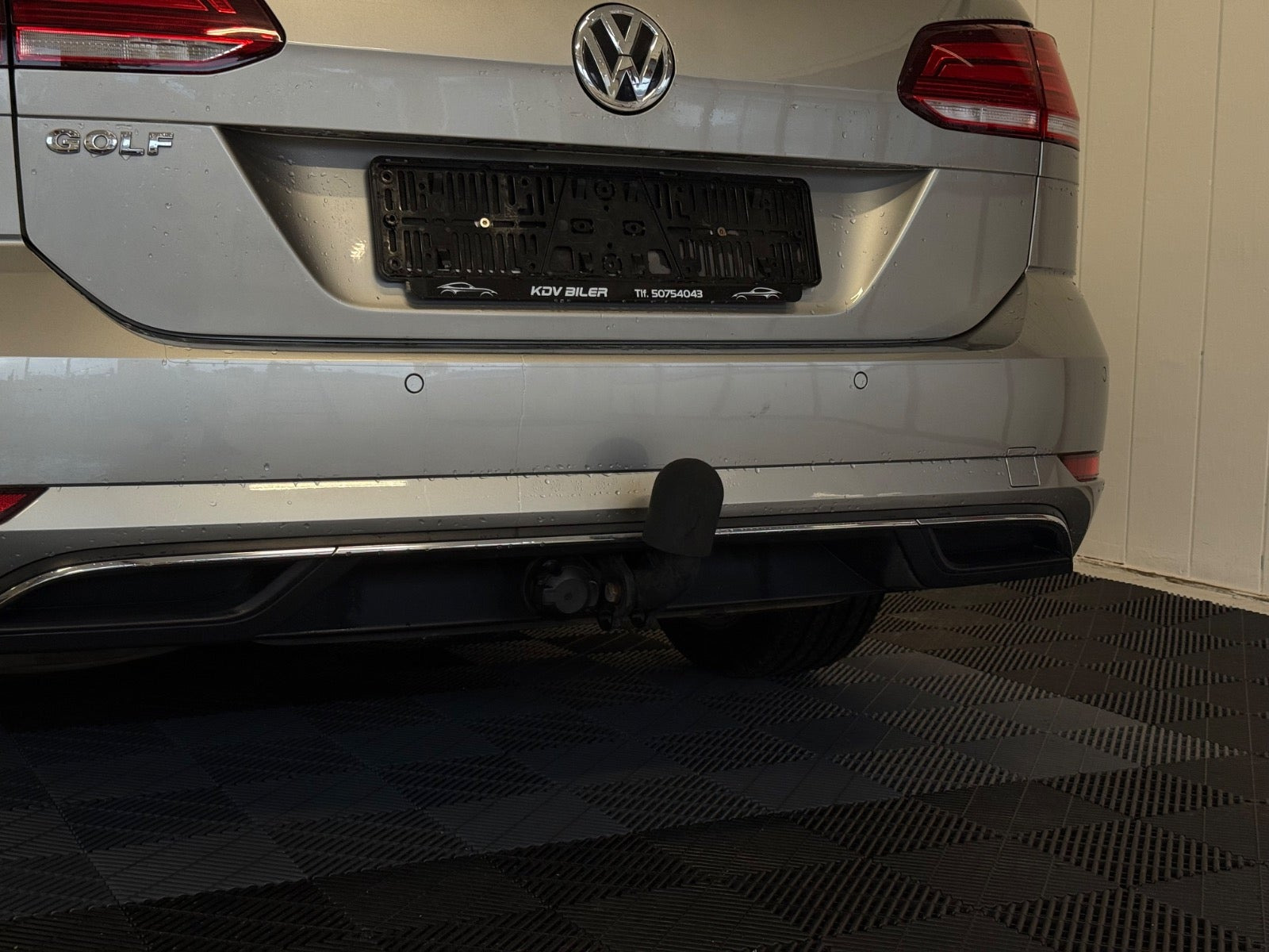 Sølv VW Golf VII fra 2018