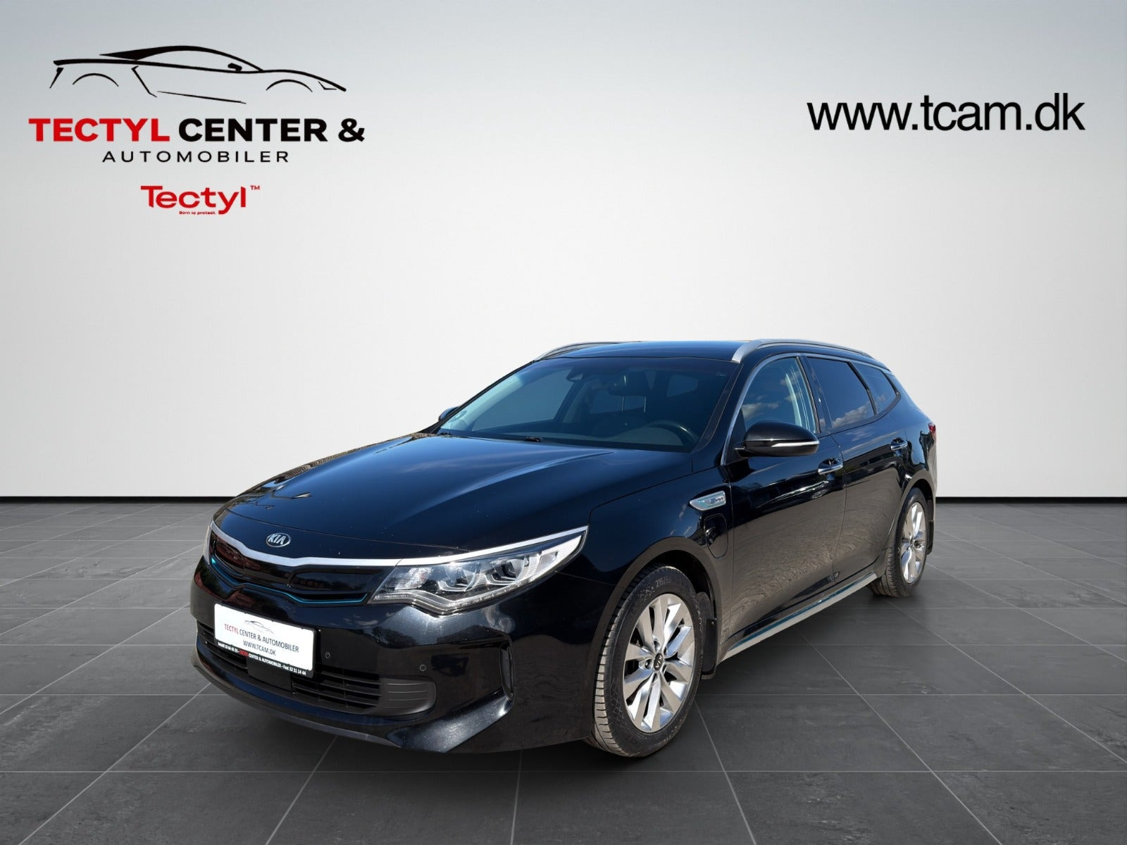 Sort Kia Optima fra 2018