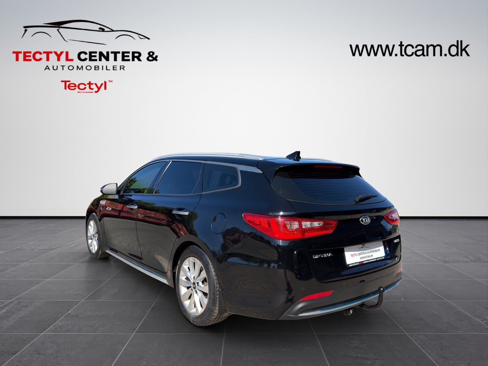 Sort Kia Optima fra 2018