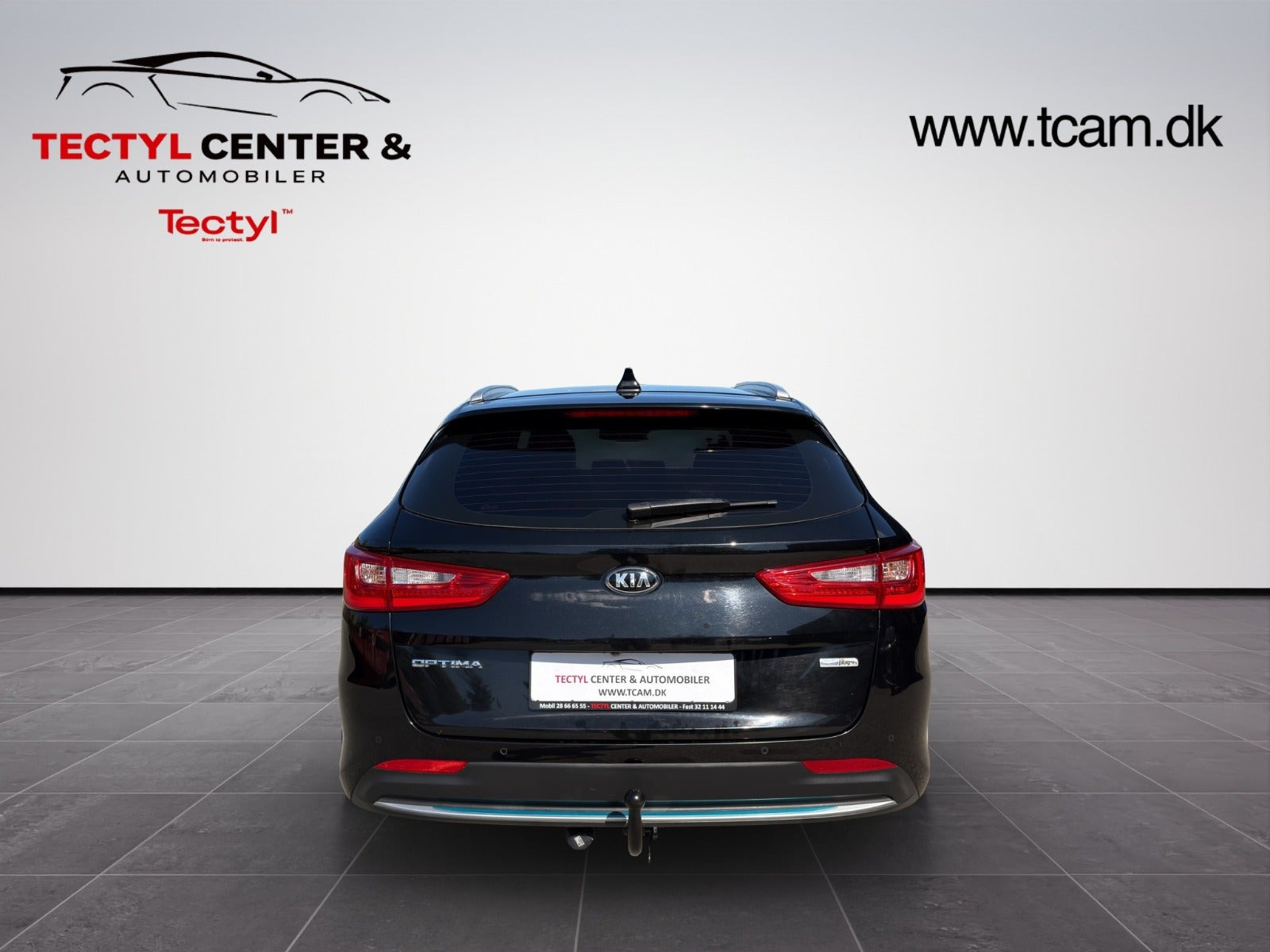 Sort Kia Optima fra 2018