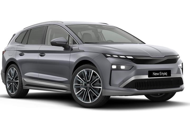 Grå Skoda Enyaq fra 2026