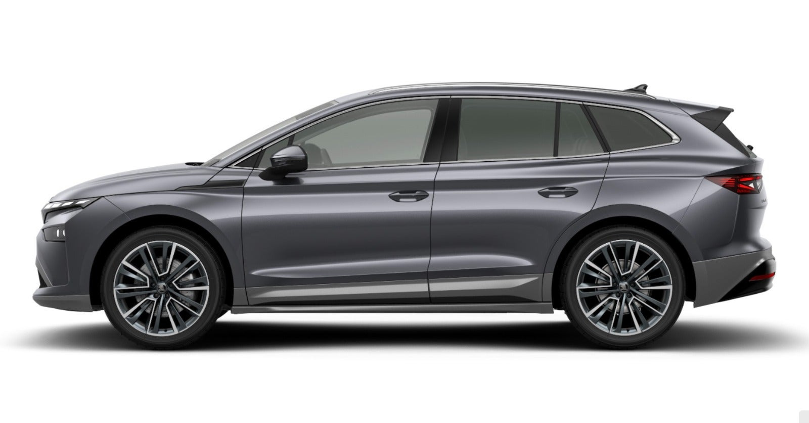 Grå Skoda Enyaq fra 2026