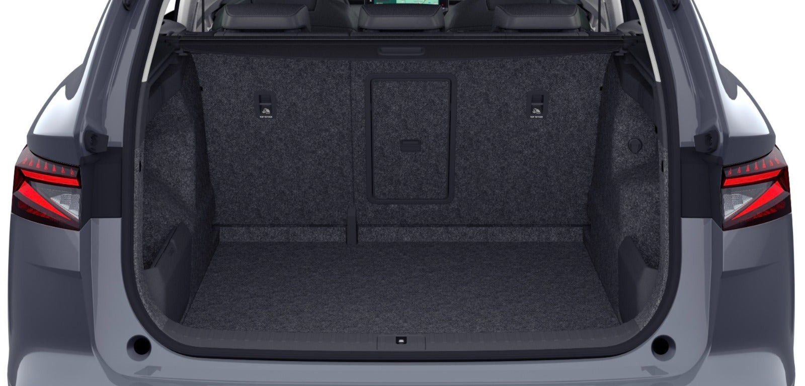 Grå Skoda Enyaq fra 2026