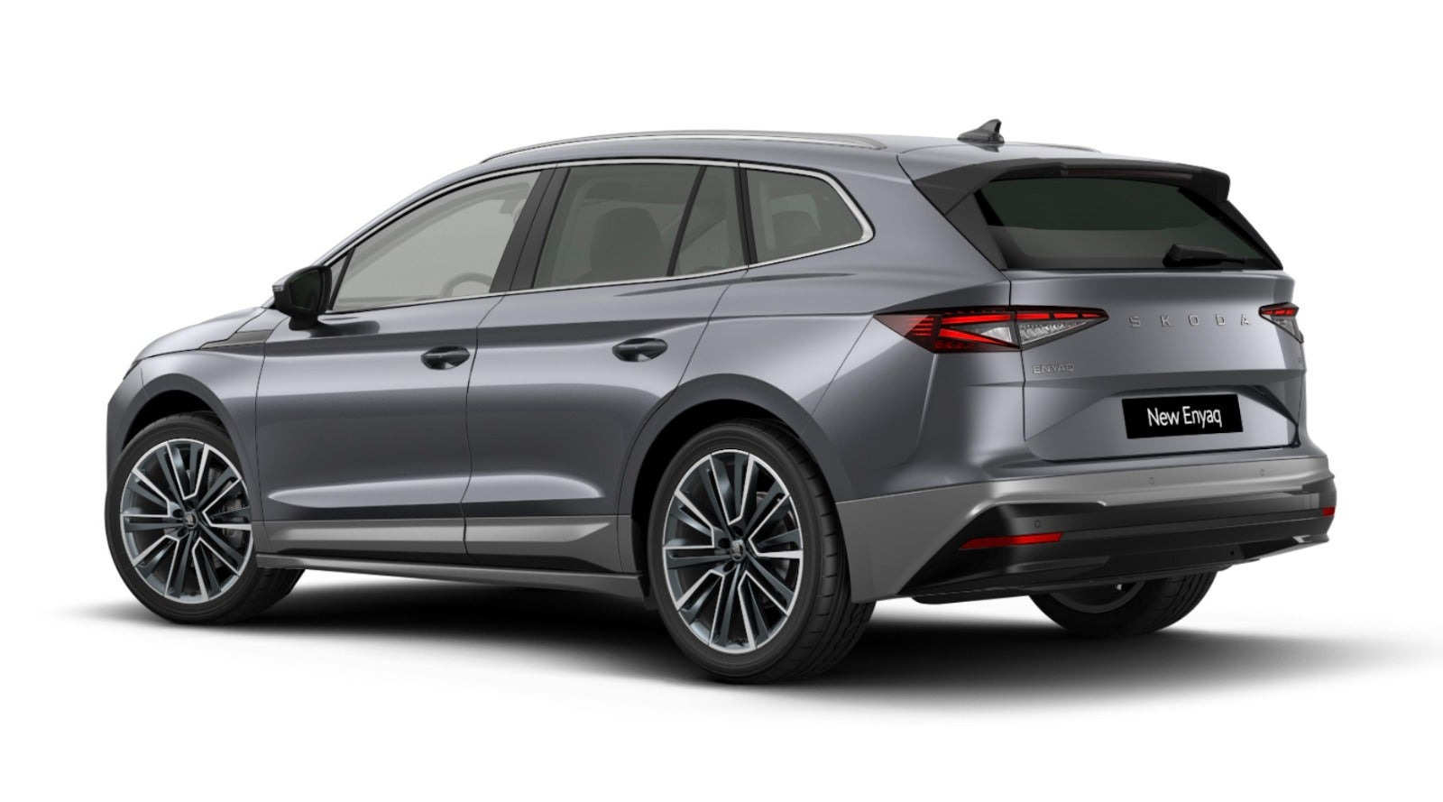 Grå Skoda Enyaq fra 2026