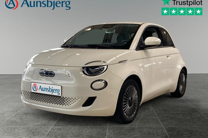 Hvid Fiat 500e fra 2022