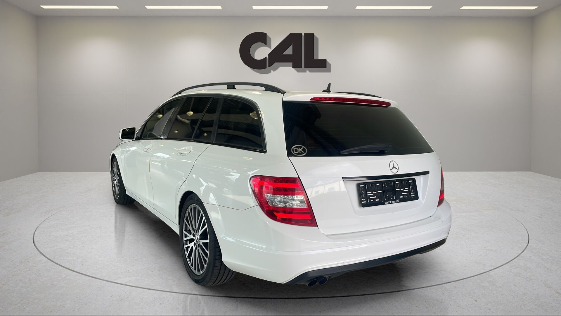 Hvid Mercedes C200 d fra 2013