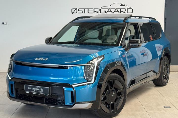 Blå Kia EV9 fra 2026