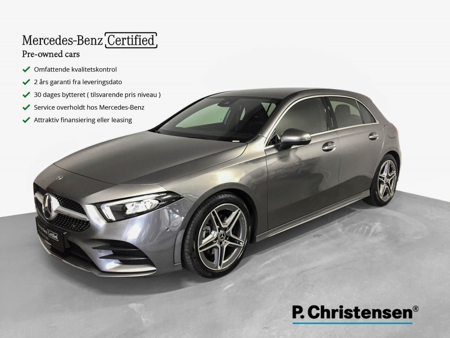 Guide til Mercedes-Benz A 200 AMG-Line 7G-DCT (Årgang 05/2018 - 04/2019)