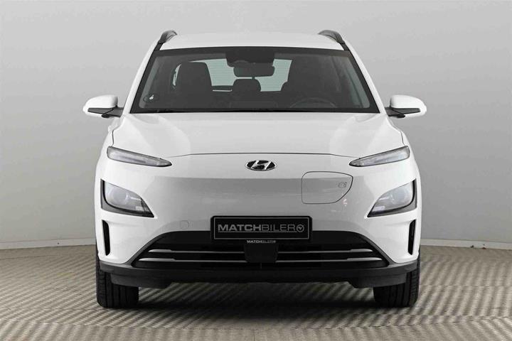 Hvid Hyundai Kona fra 2023