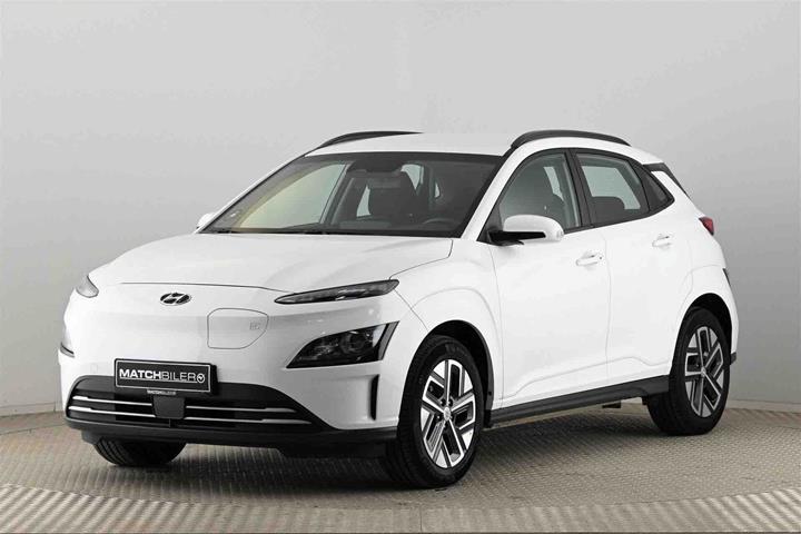 Hvid Hyundai Kona fra 2023