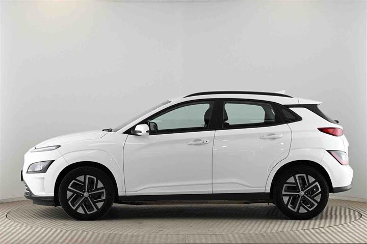 Hvid Hyundai Kona fra 2023
