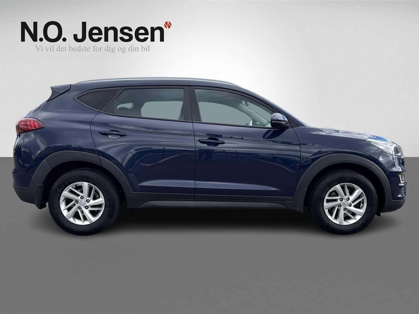 Blå Hyundai Tucson fra 2020