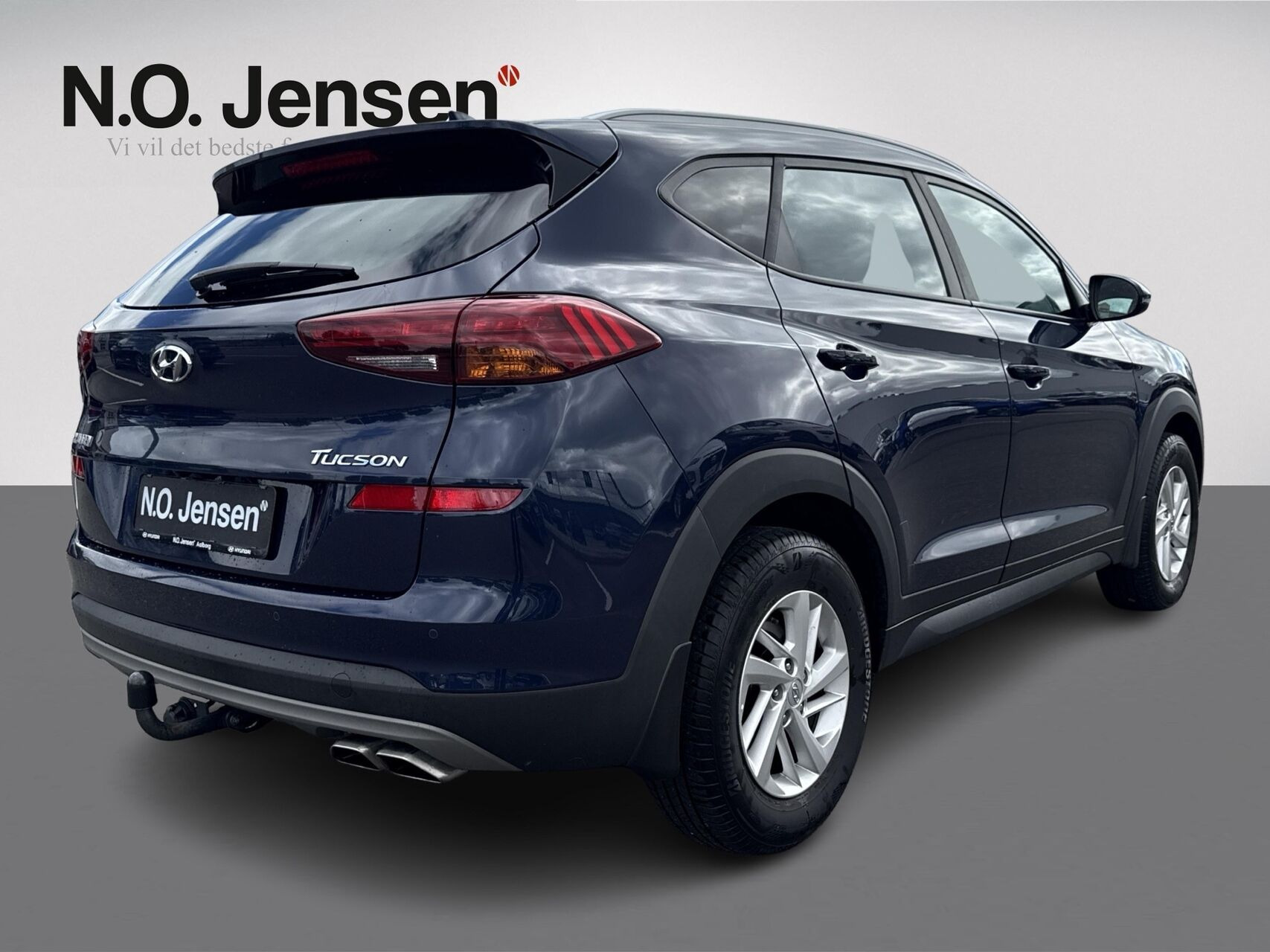 Blå Hyundai Tucson fra 2020