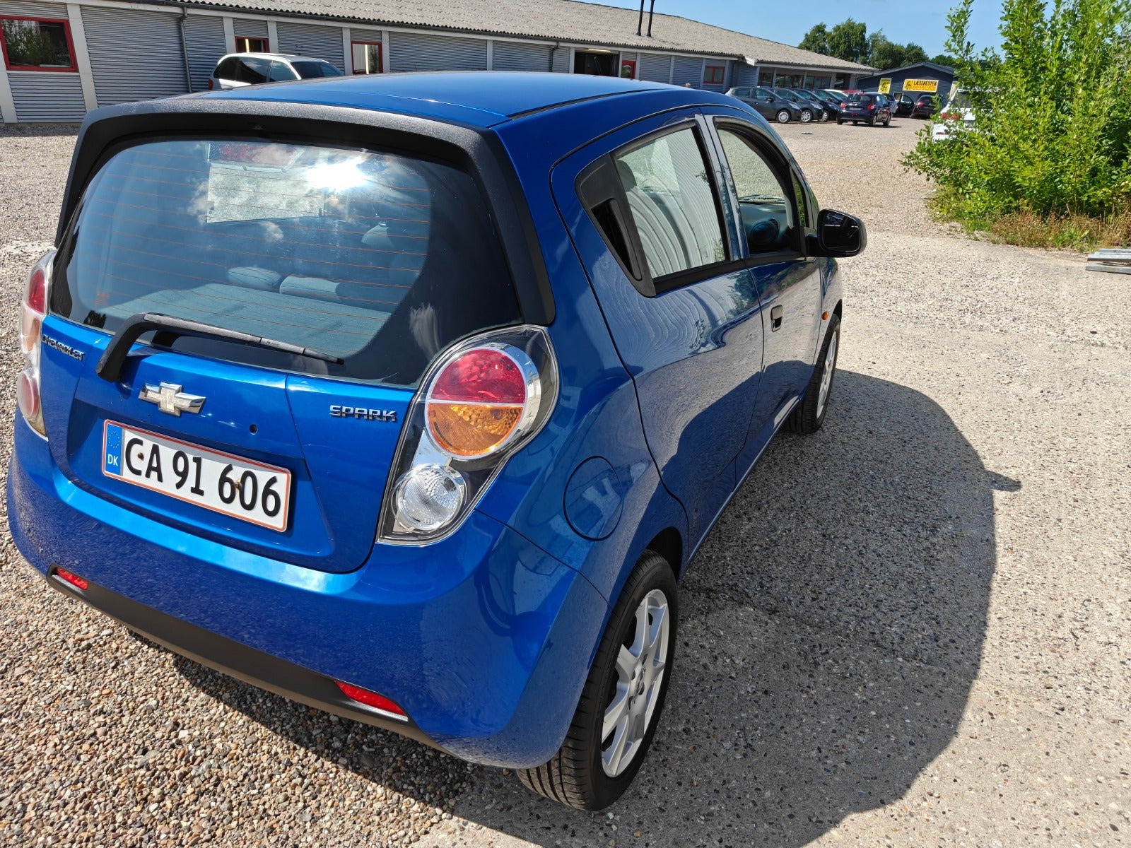 Gul Chevrolet Spark fra 2010