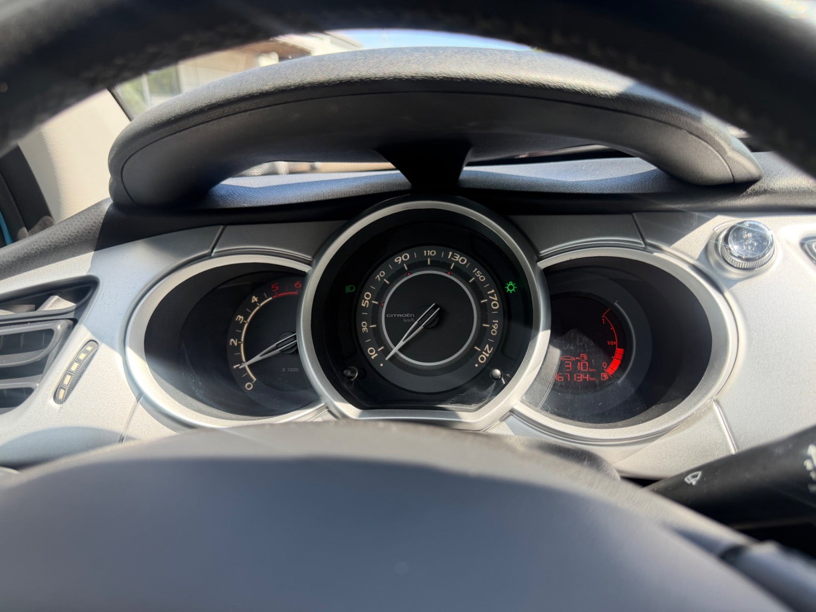 Grøn Citroën C3 fra 2010