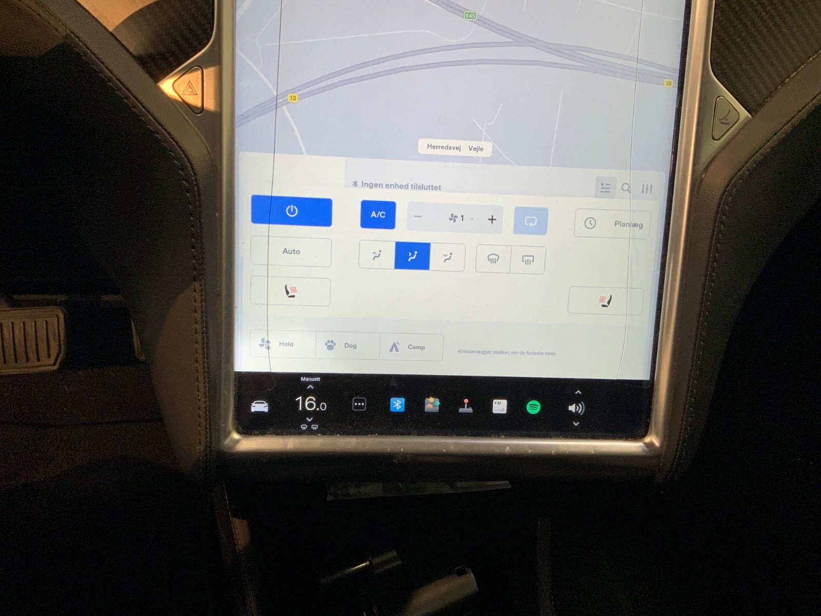 Grå Tesla Model S fra 2014