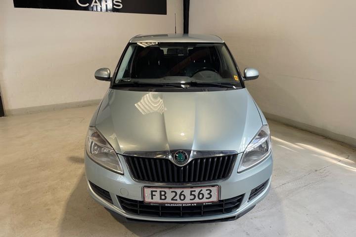 Grøn Skoda Fabia fra 2011