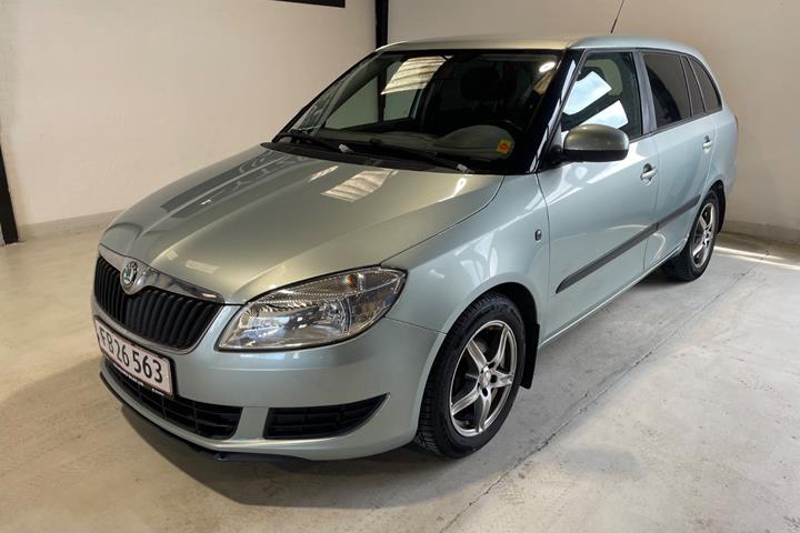 Grøn Skoda Fabia fra 2011
