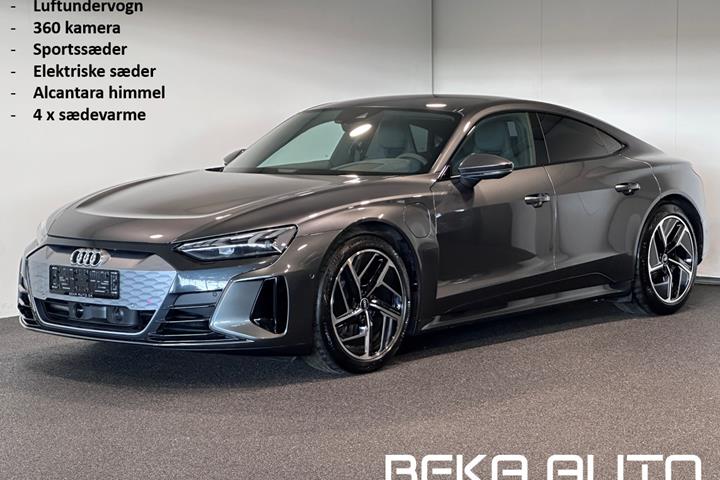 Grå Audi e-tron GT fra 2021