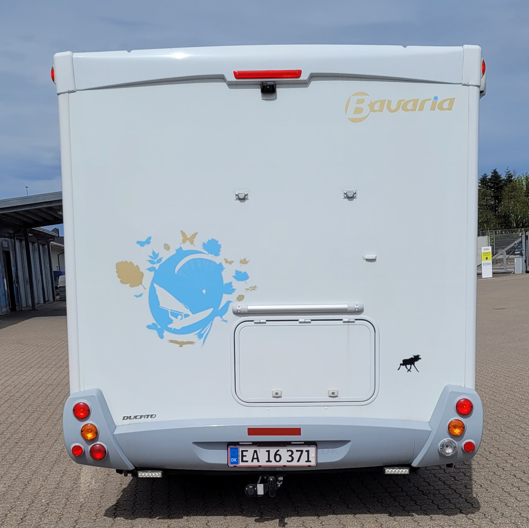 Hvid Fiat Ducato fra 2008