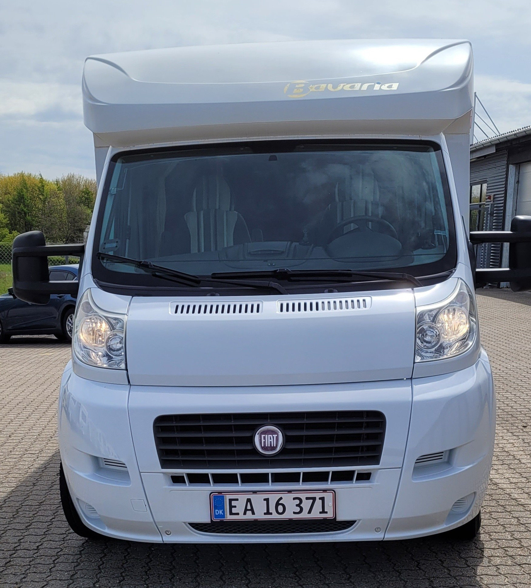 Hvid Fiat Ducato fra 2008