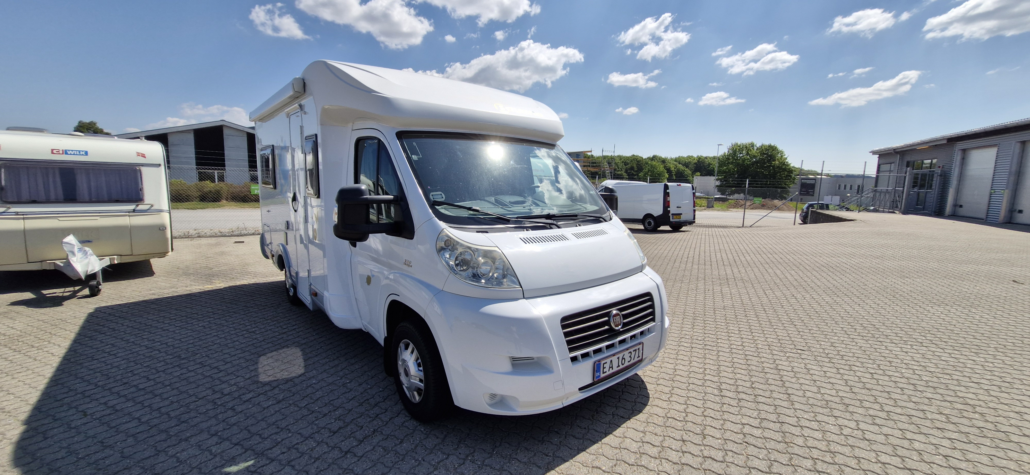 Hvid Fiat Ducato fra 2008