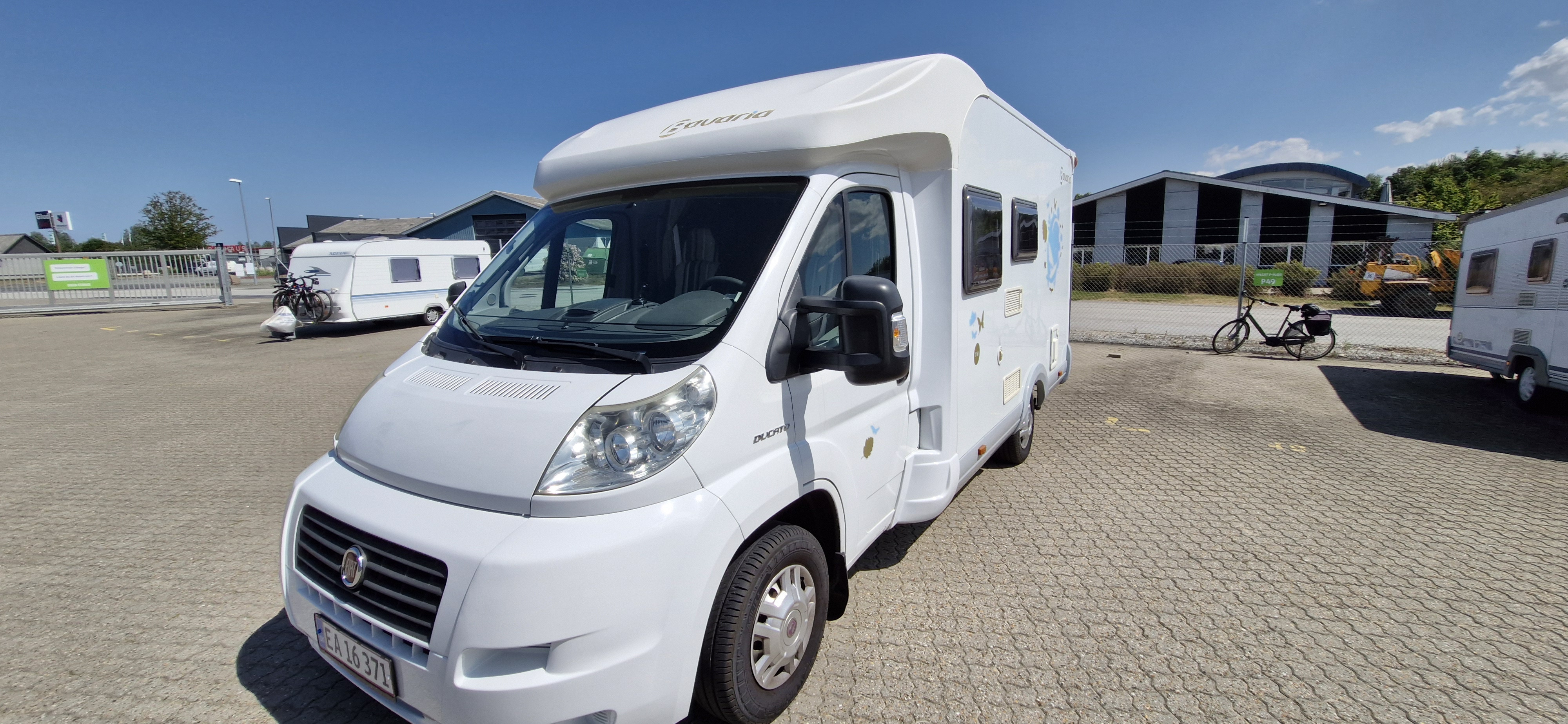 Hvid Fiat Ducato fra 2008