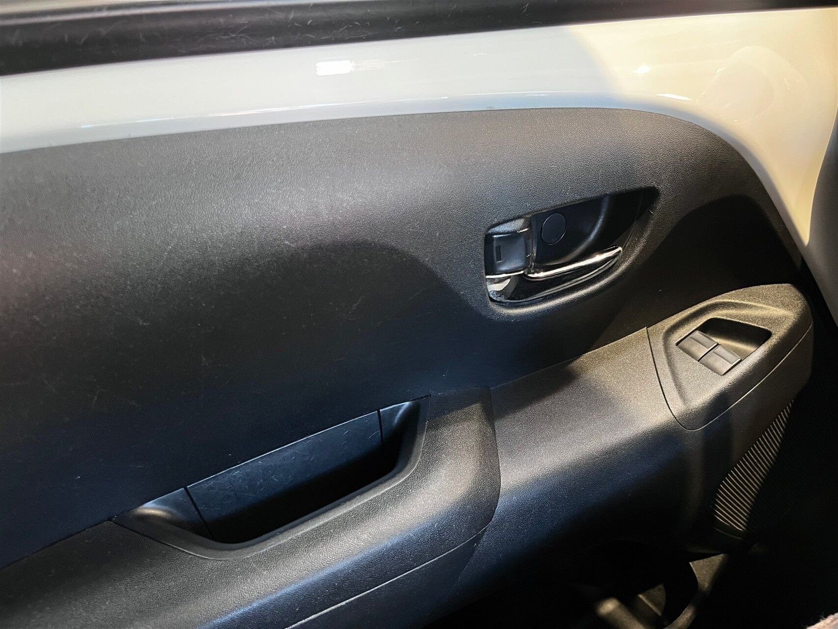 Hvid Toyota Aygo fra 2017