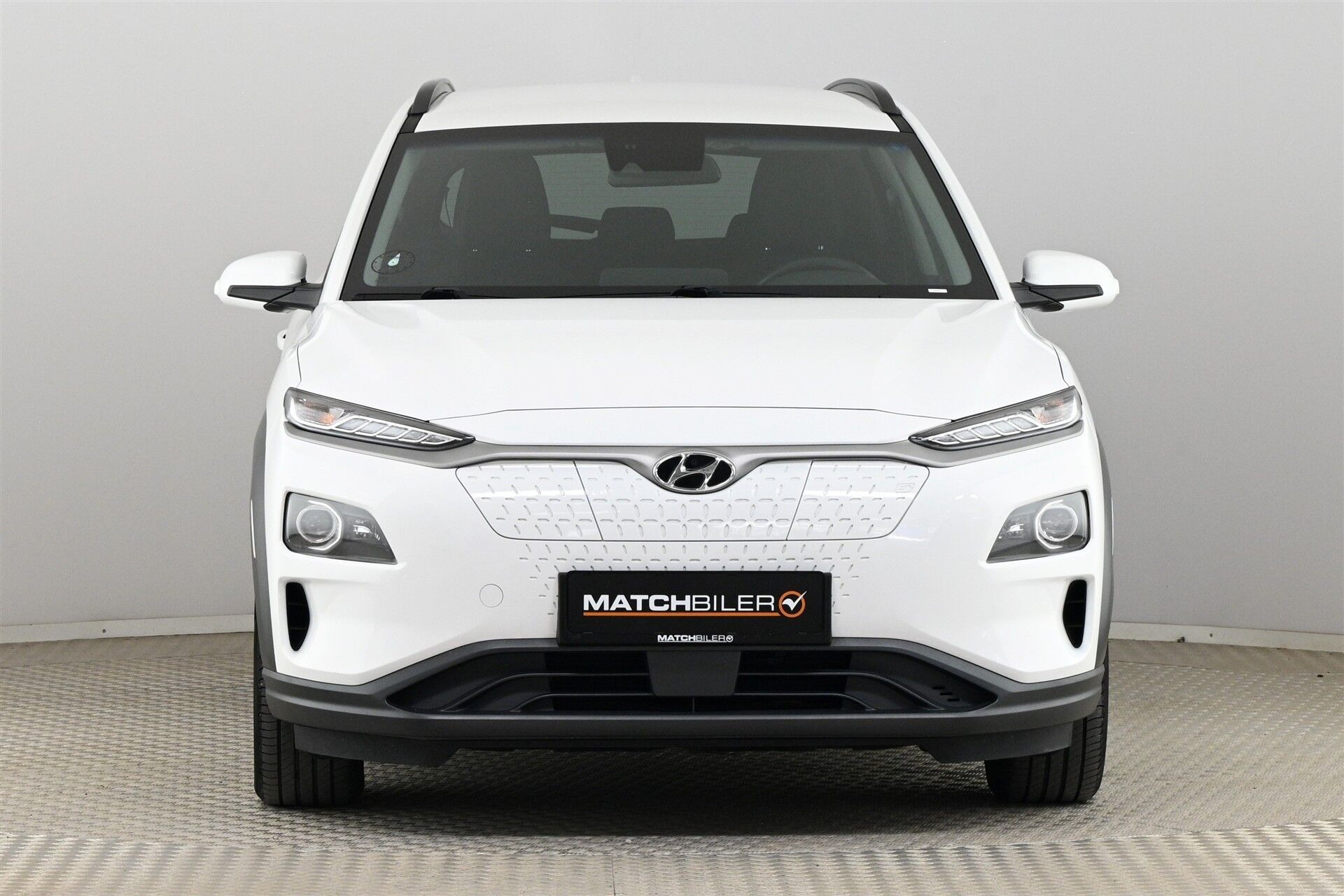 Hvid Hyundai Kona fra 2021