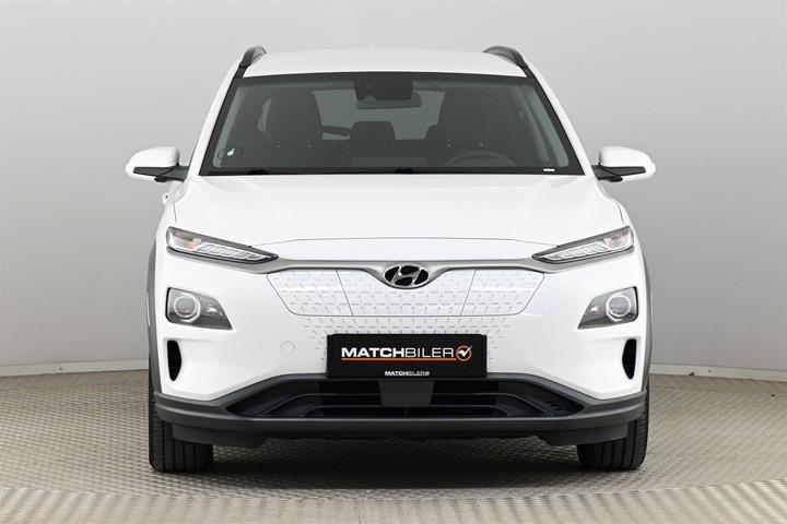Hvid Hyundai Kona fra 2021