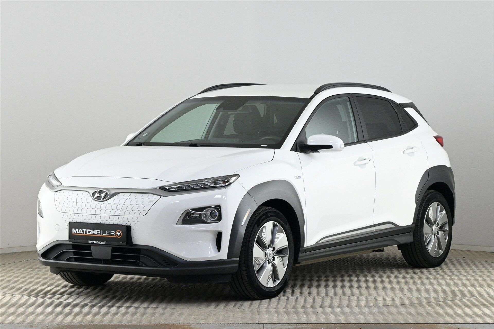 Hvid Hyundai Kona fra 2021