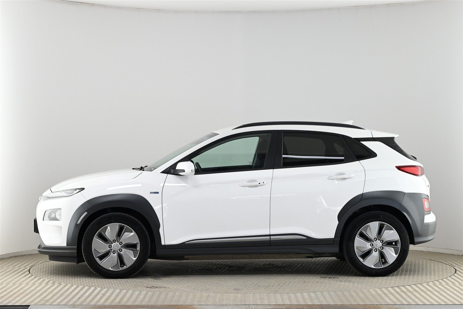 Hvid Hyundai Kona fra 2021