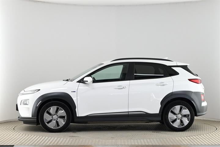 Hvid Hyundai Kona fra 2021