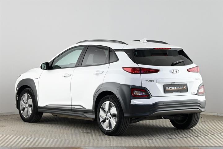 Hvid Hyundai Kona fra 2021