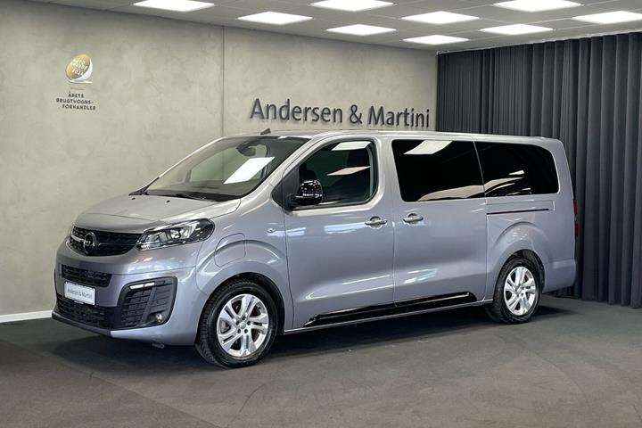 Grå Opel Zafira-e Life fra 2022