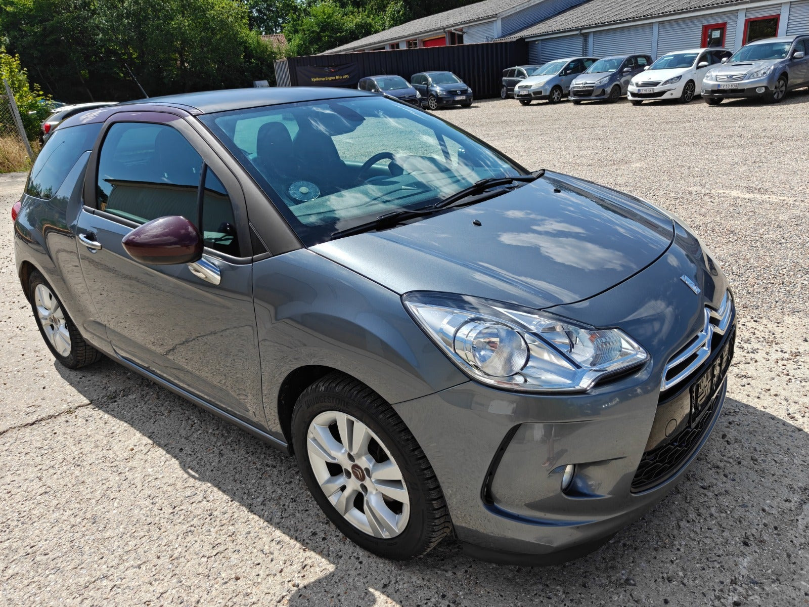 Gul Citroën DS3 fra 2010