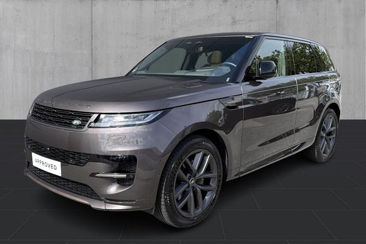 Grå Land Rover Range Rover sport fra 2025 set udefra