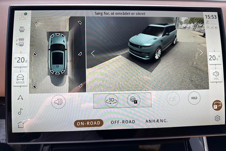 Grå Land Rover Range Rover sport fra 2025
